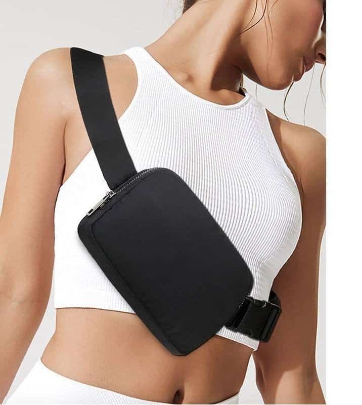 Polyester Waterproof Crossbody Bag with Adjustable Strap Compact Chest Pack for Outdoor Travel - Image 2