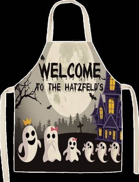 Cotton Linen Blend Kitchen Bib Apron with Neck Strap and Waist Ties for Cooking Baking - Image 4