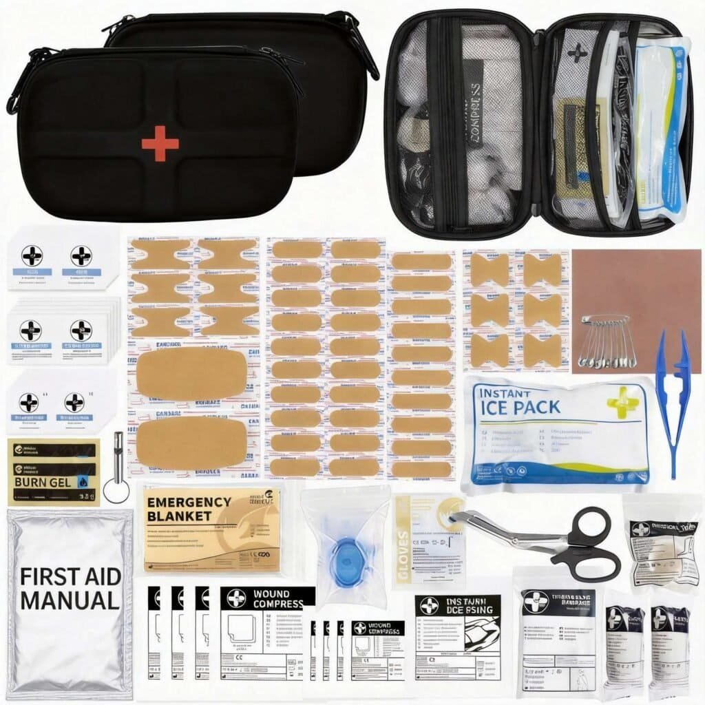 Custom EVA Hard Case First Aid Kit Antimicrobial Bulk Logo
