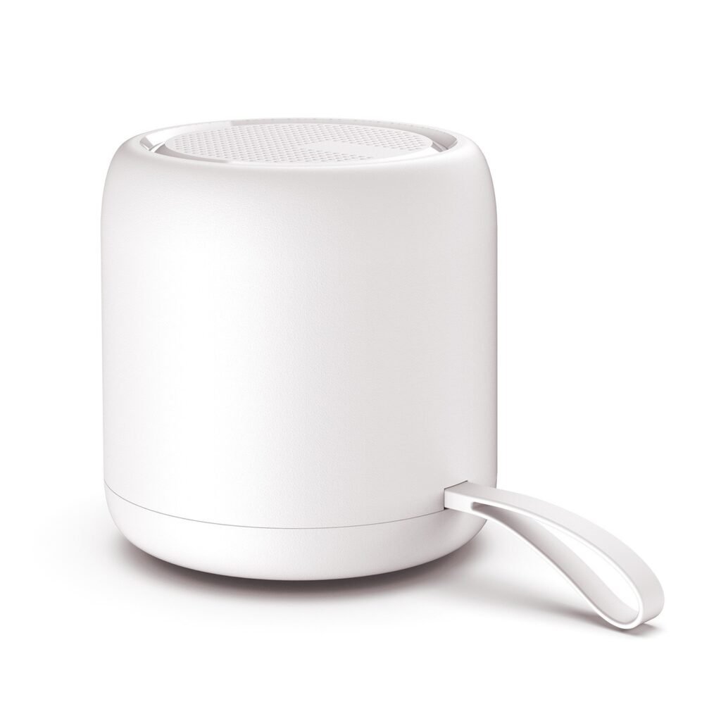 Custom Logo Mini Portable Bluetooth Speaker Wireless Rechargeable Promo Speaker for Corporate Gifts Trade Shows and Office