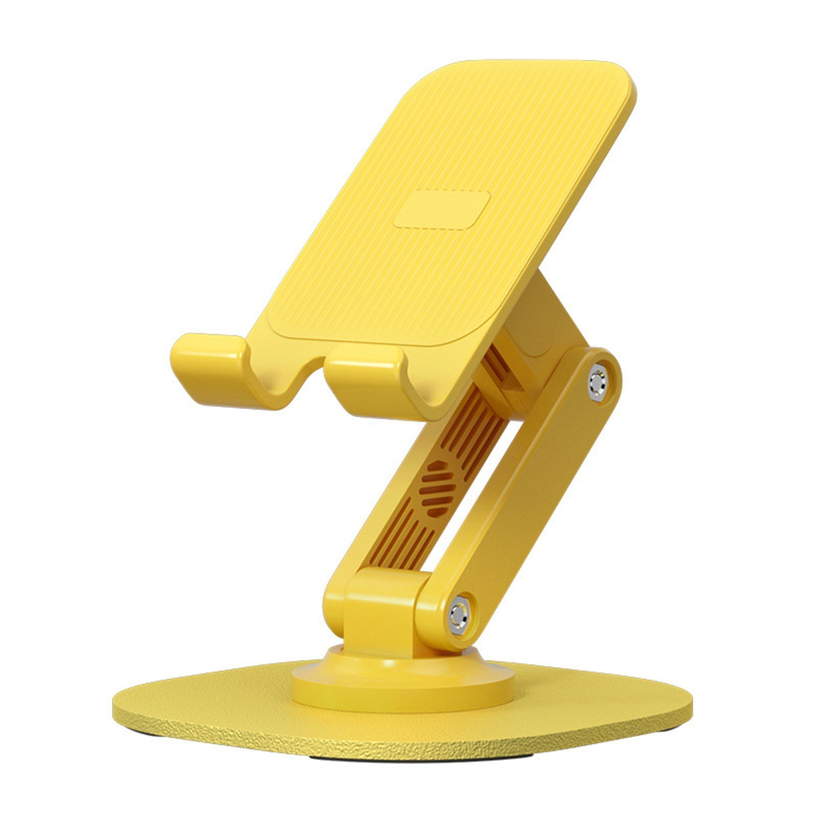 Custom Logo 360 Rotation Height Adjustable Foldable Desk Phone Tablet Stand Riser for Office Home and Trade Shows