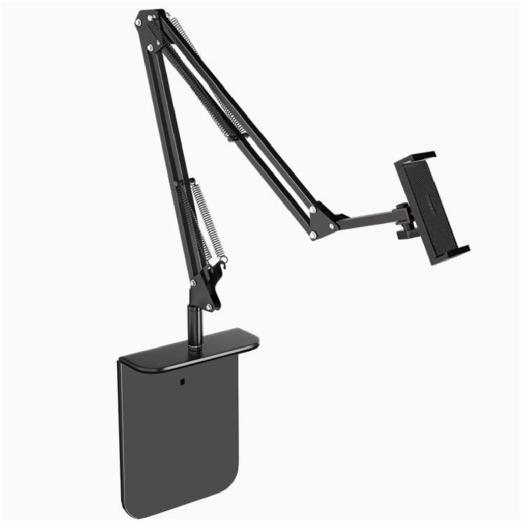 Custom Logo Bedside Clamp Gooseneck Phone Tablet Holder Cantilever Mount for Bedroom Desk and Corporate Gifts