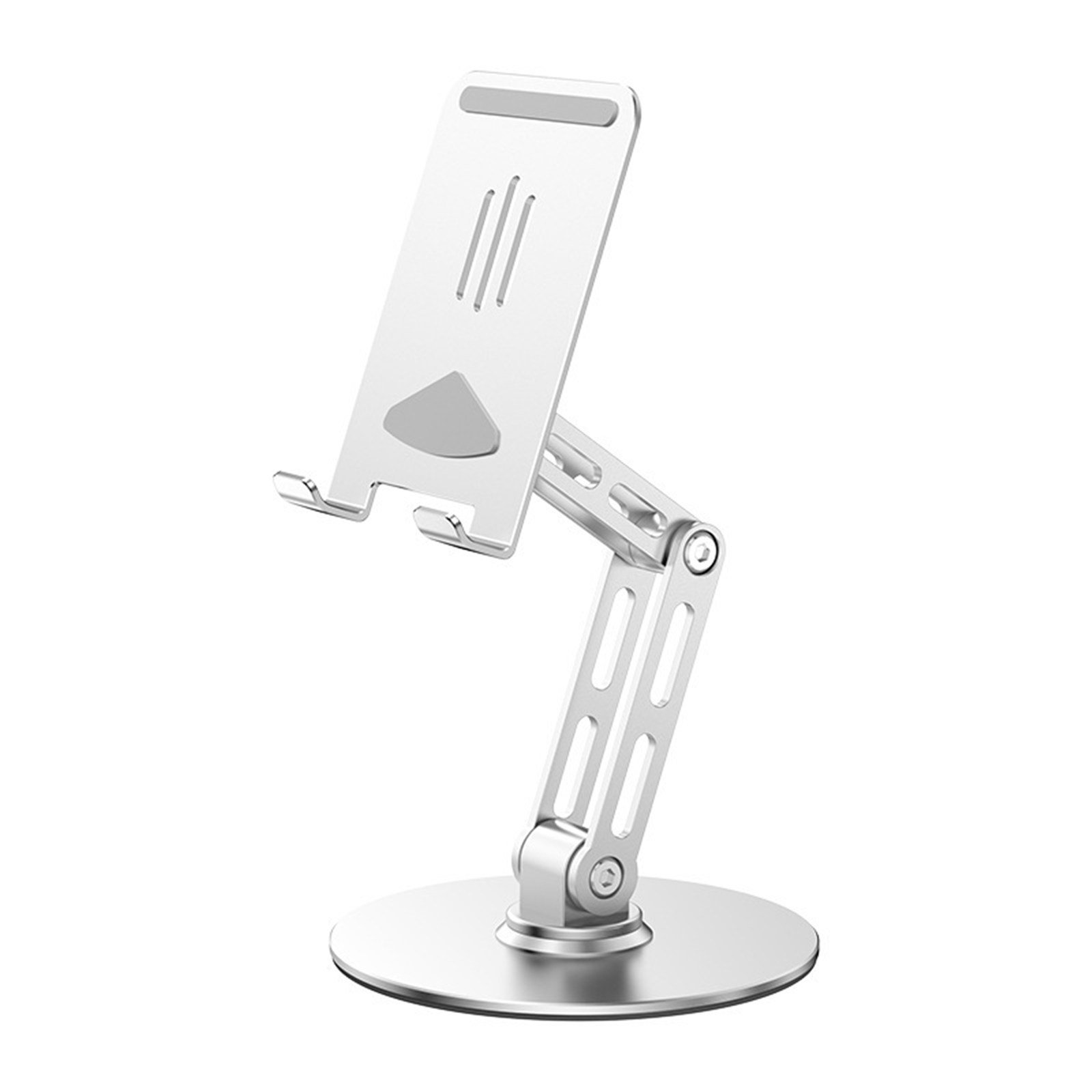 Custom Logo 360 Degree Rotation Foldable Aluminum Phone Tablet Stand Metal Desk Holder for Office and Trade Show Gifts - Image 2