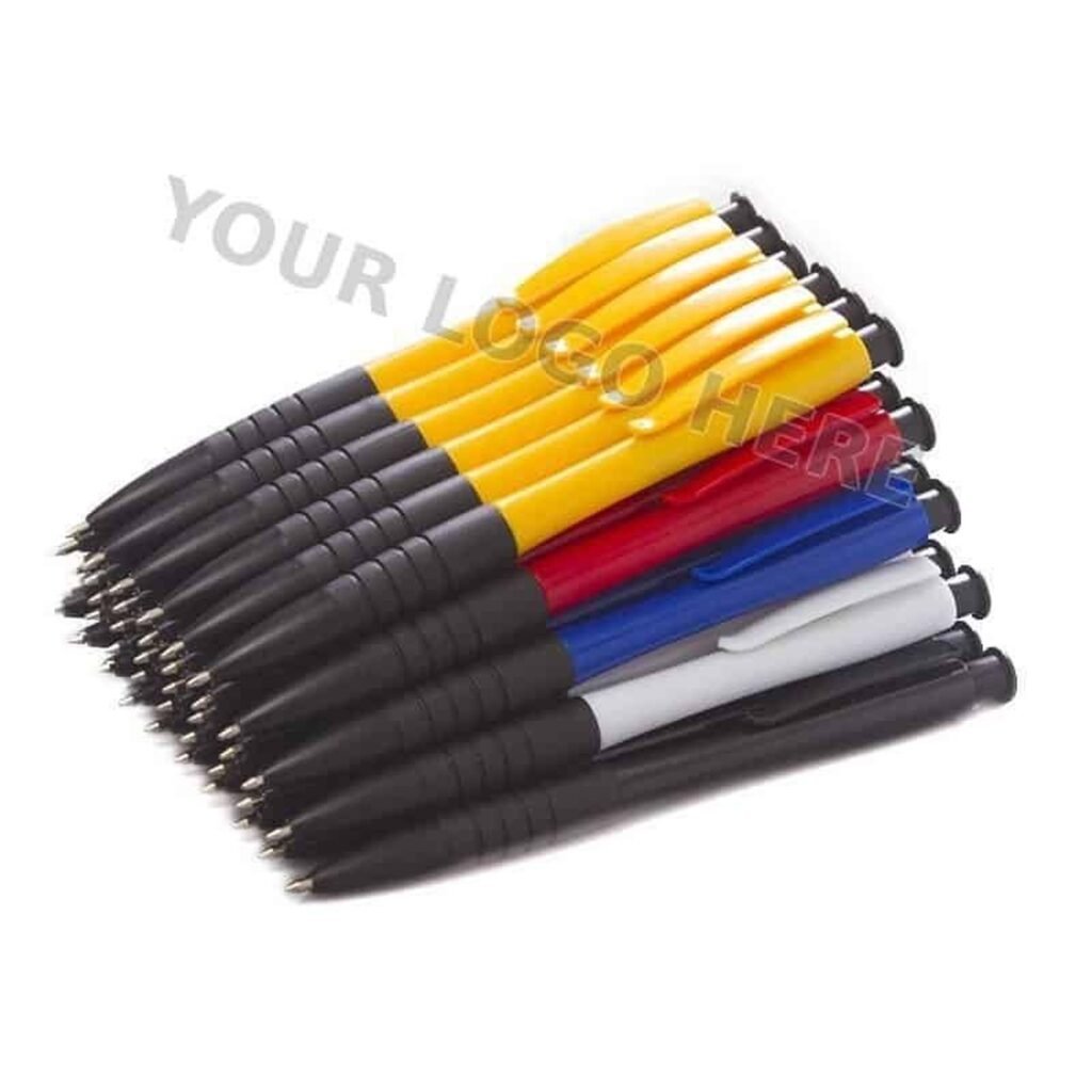 Retractable Ballpoint Advertising Pen Custom Logo Promotional Pen for Business Office Trade Shows Giveaways