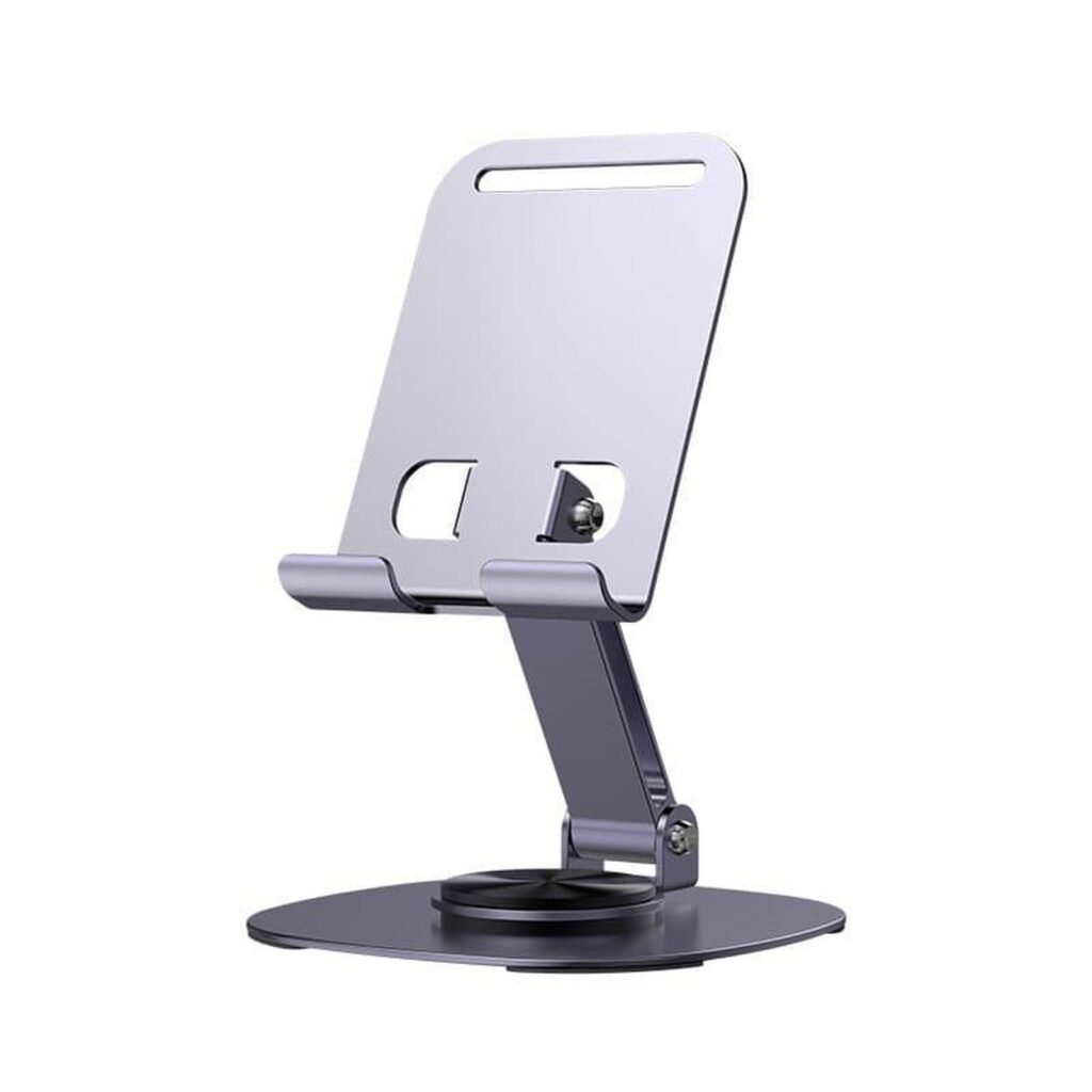 Aluminum Alloy Rotating Foldable Desktop Phone Stand Holder for iPhone Samsung Mobile Promotional Corporate Gift