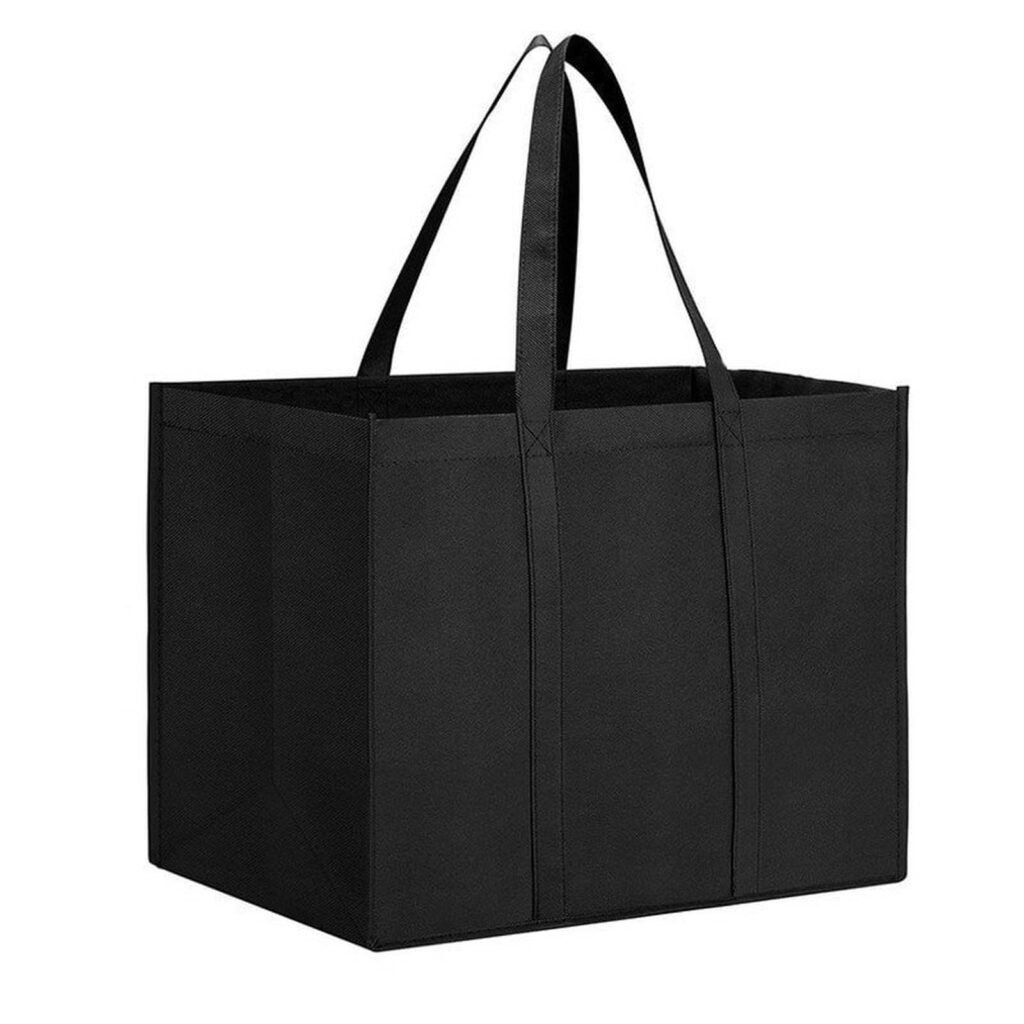 Non-Woven Reusable Shopping Tote Bag Eco-Friendly Grocery Bag Custom Logo for Promotional Events Trade Shows