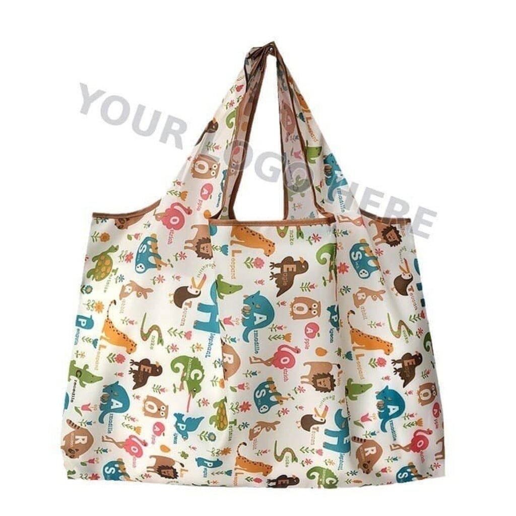 Waterproof 210D Oxford Foldable Shopping Bag