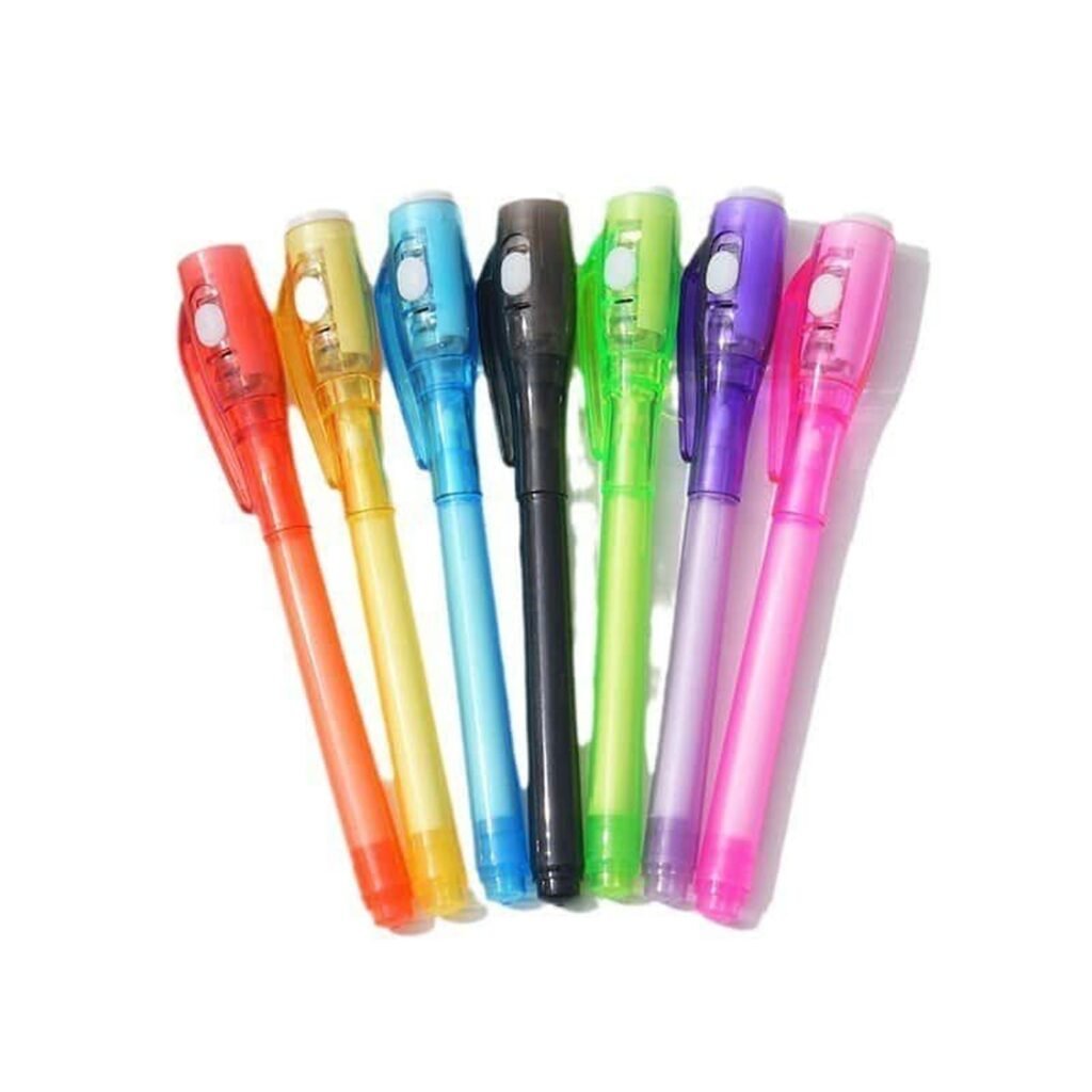 UV Invisible Light-Up Counterfeit Detector Pen