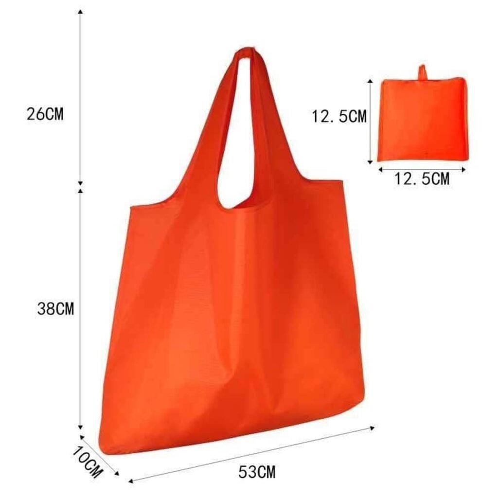 Waterproof Oxford Fabric Foldable Reusable Shopping Tote Bag Eco-Friendly Shoulder Bag for Grocery Promotional Events