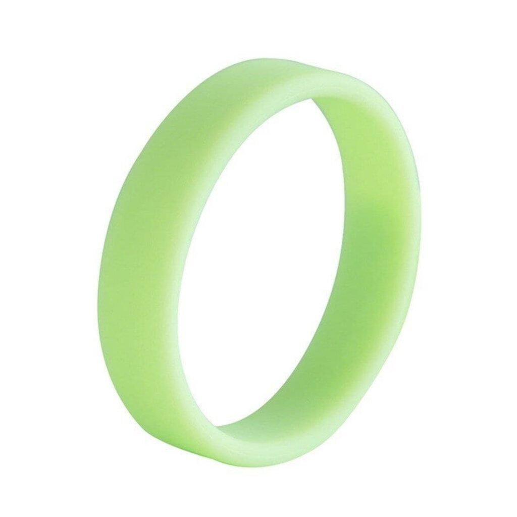 Glow-in-the-Dark Silicone Wristband Custom Logo Rubber Bracelet for Promotional Events Charity Fundraising