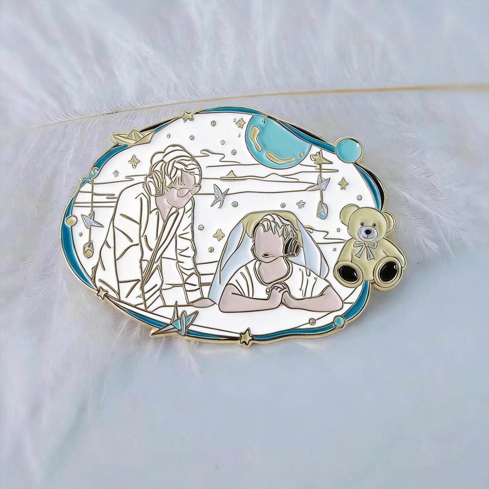 Custom Hard Enamel Lapel Pin Gold Plated Metal Badge Pin Cartoon Design No Minimum Order Custom Enamel Pin Manufacturer - Image 5