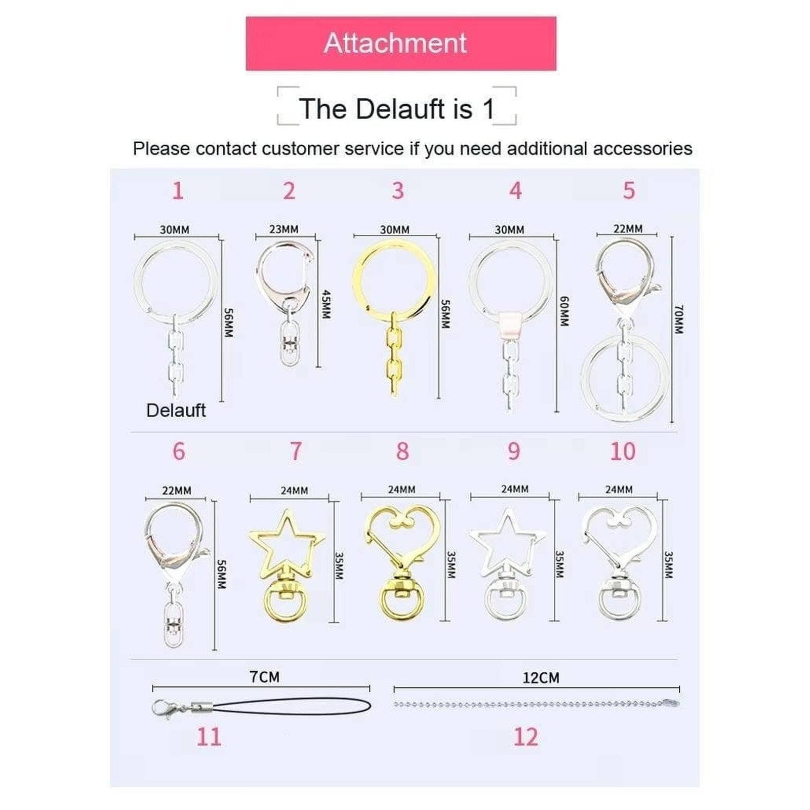 Custom Glitter Epoxy Resin Acrylic Keychain Pin Badge Mirror Hologram 3D Charm Keyring Anime Character Promotional Accessory