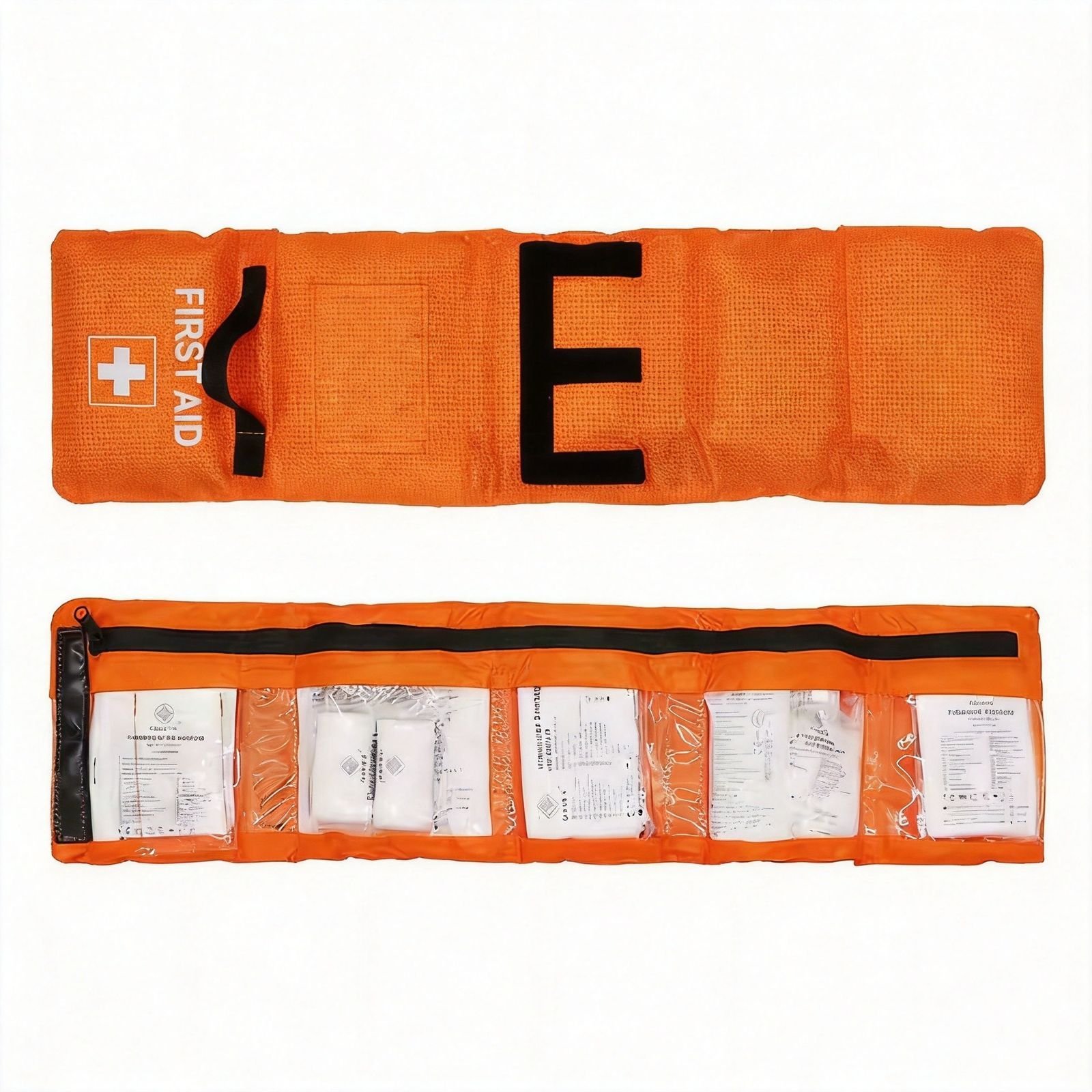 Custom Roll-Top First Aid Kit Compact Bulk Promotional Logo - Image 2