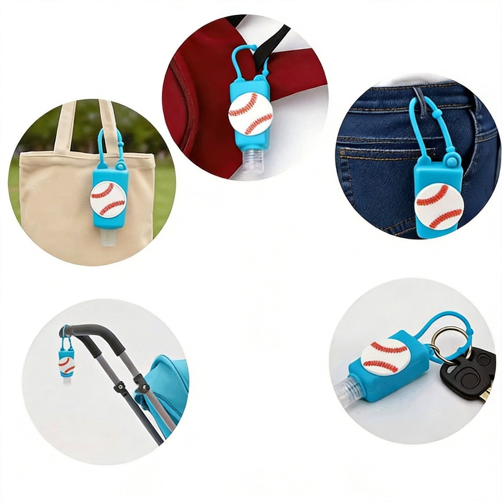 Custom Clip-On Hand Sanitizer 1oz Bulk Promotional Logo - Image 5