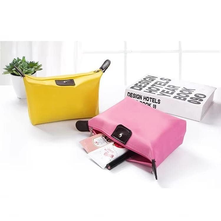 Custom Waterproof Travel Cosmetic Bag Zipper Makeup Pouch Toiletry Bag with Leather Pull Tab for Women Promotional Gift - Image 5