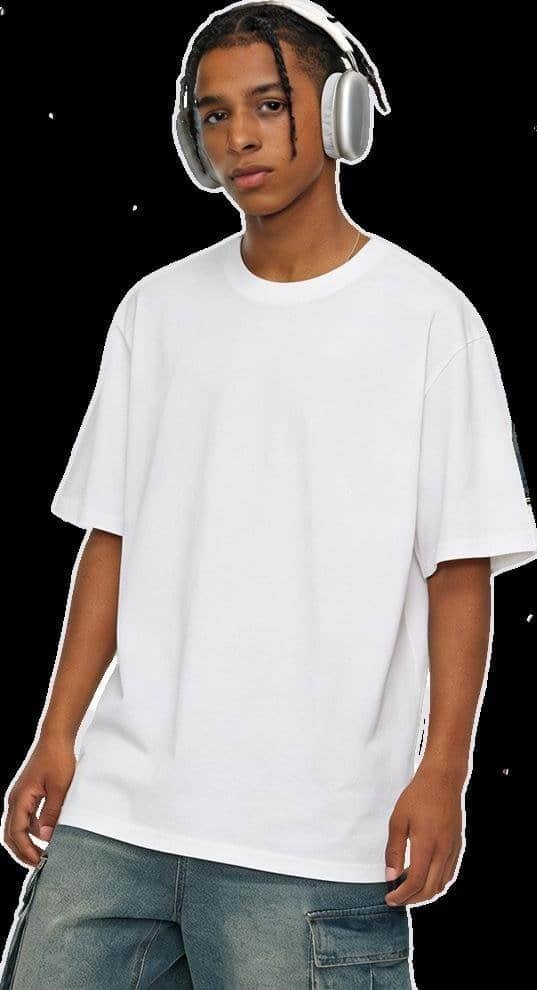 Cotton Crew Neck T-Shirt Short Sleeve Blank Tee for Custom Logo Print Promotional Event - Image 4