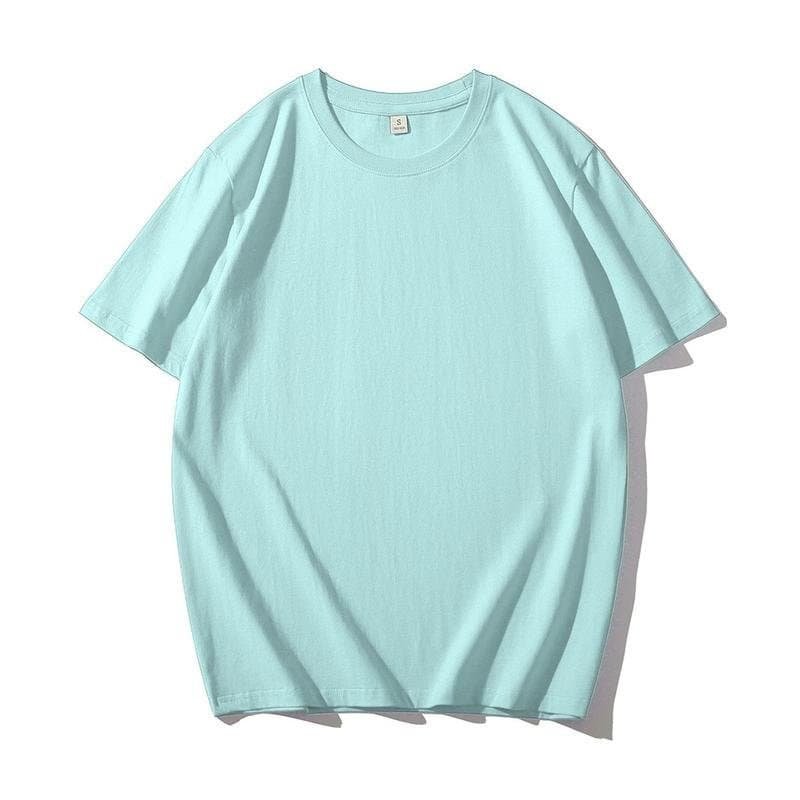 Cotton Crew Neck T-Shirt Short Sleeve Blank Tee for Custom Logo Print Promotional Event - Image 2